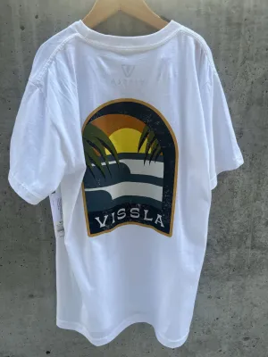 Vissla Boy Out Window Snow Tee White