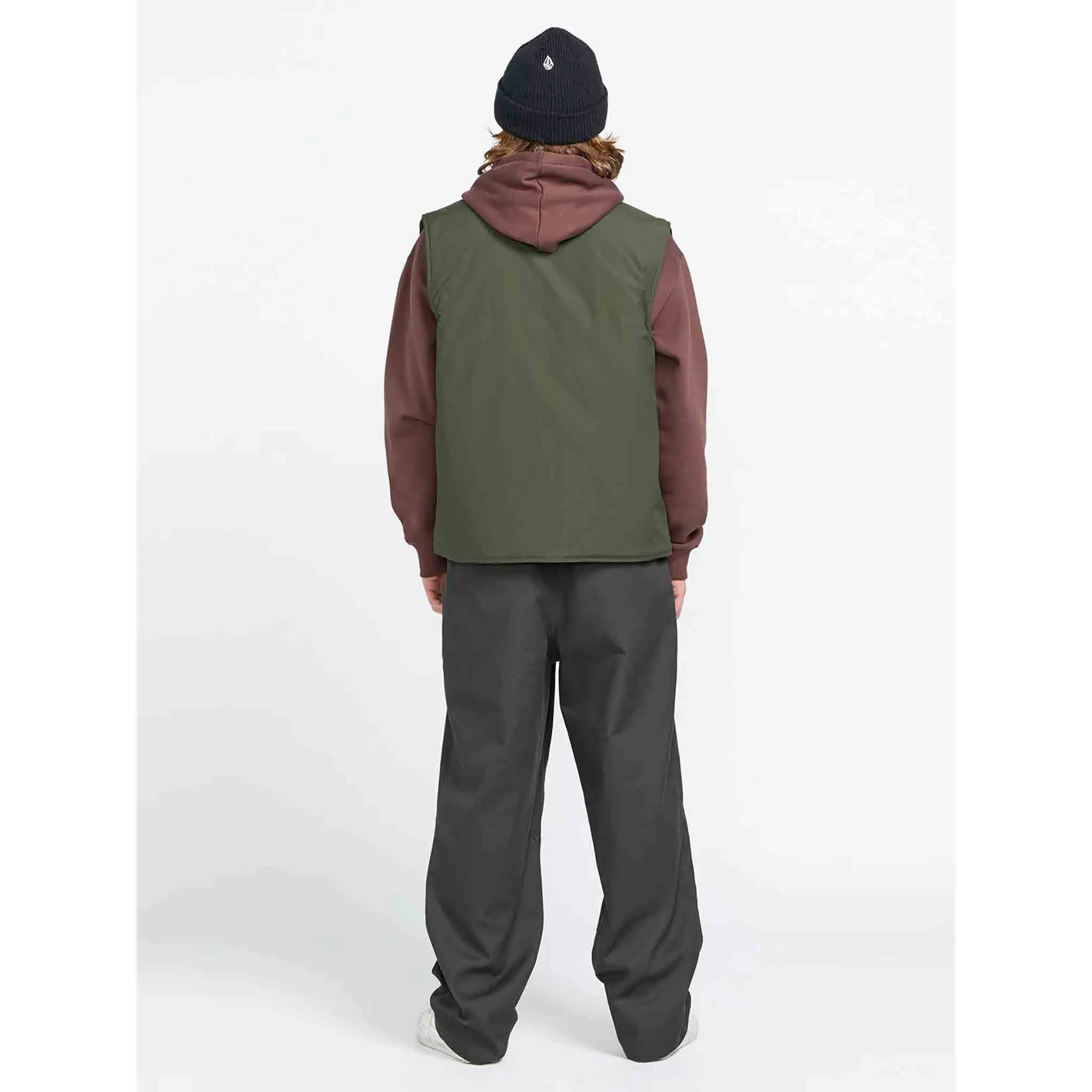 Volcom Billow Twill Pant Asphalt Black