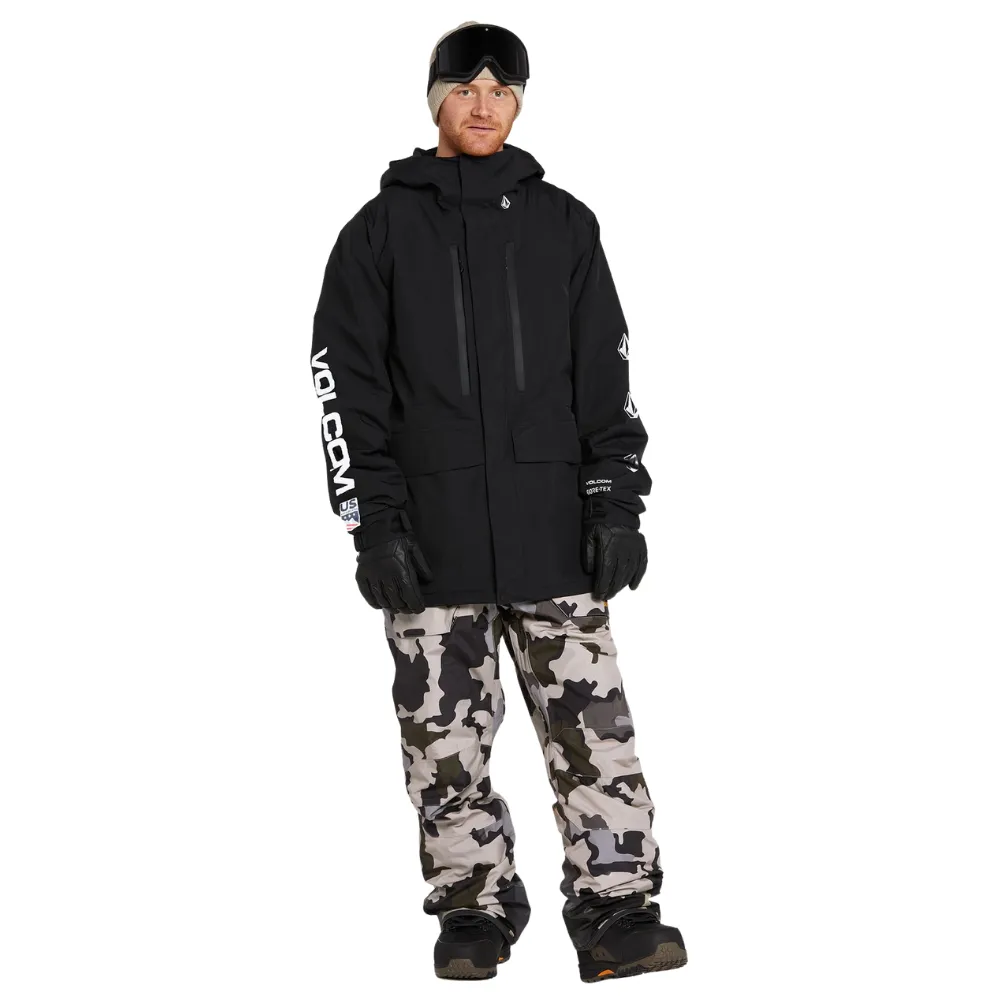 Volcom Mens Rain GTX Snow Bib Pants