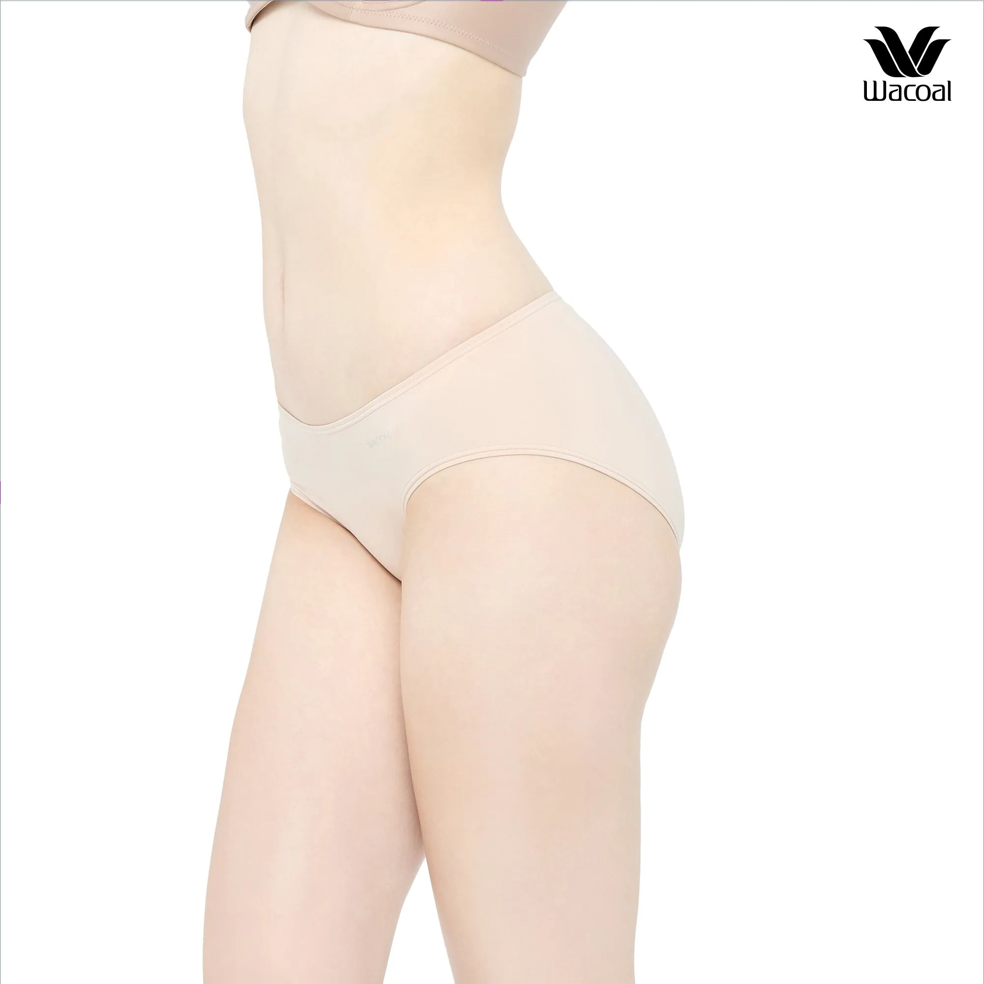 Wacoal Oh my nudes panty Low-rise กางเกงในรูปแบบ BIKINI รุ่น WU2900 สีเบจ (BE)