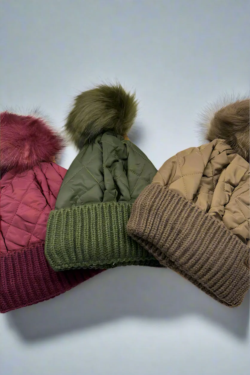 Walk with Me Puffer Beanies