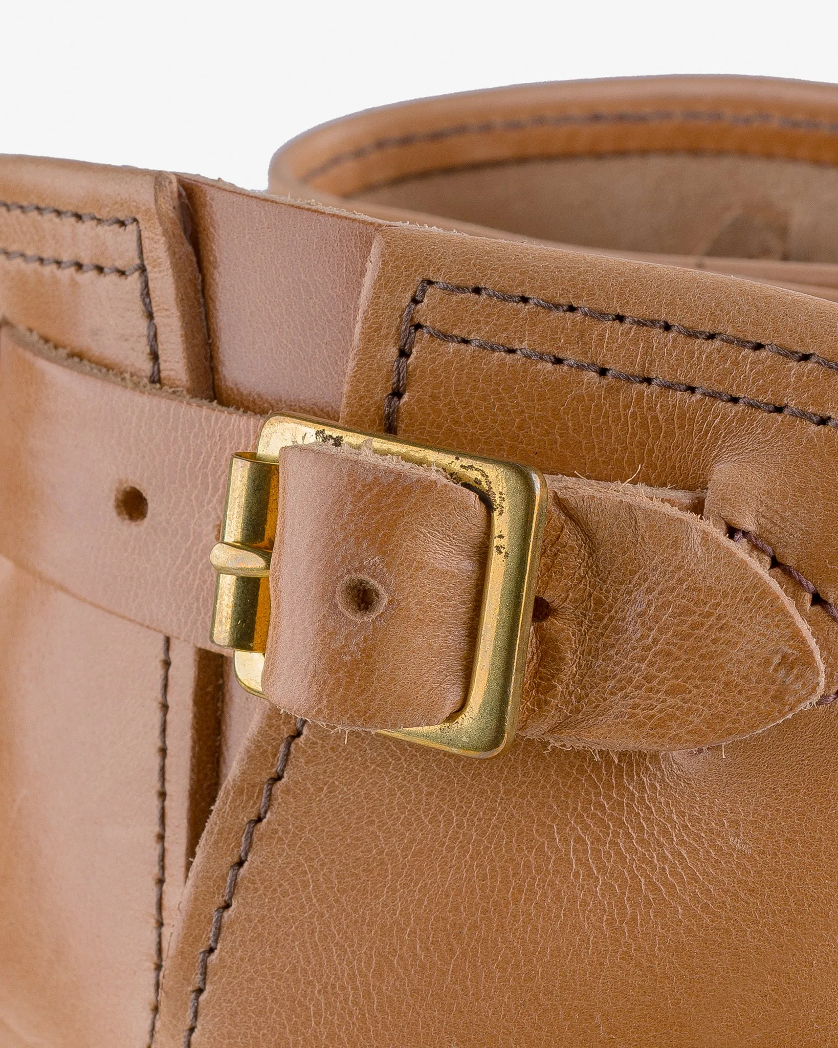 Wesco® - 10" Horsehide  Engineer Boot - Natural. The "Mister Lou"