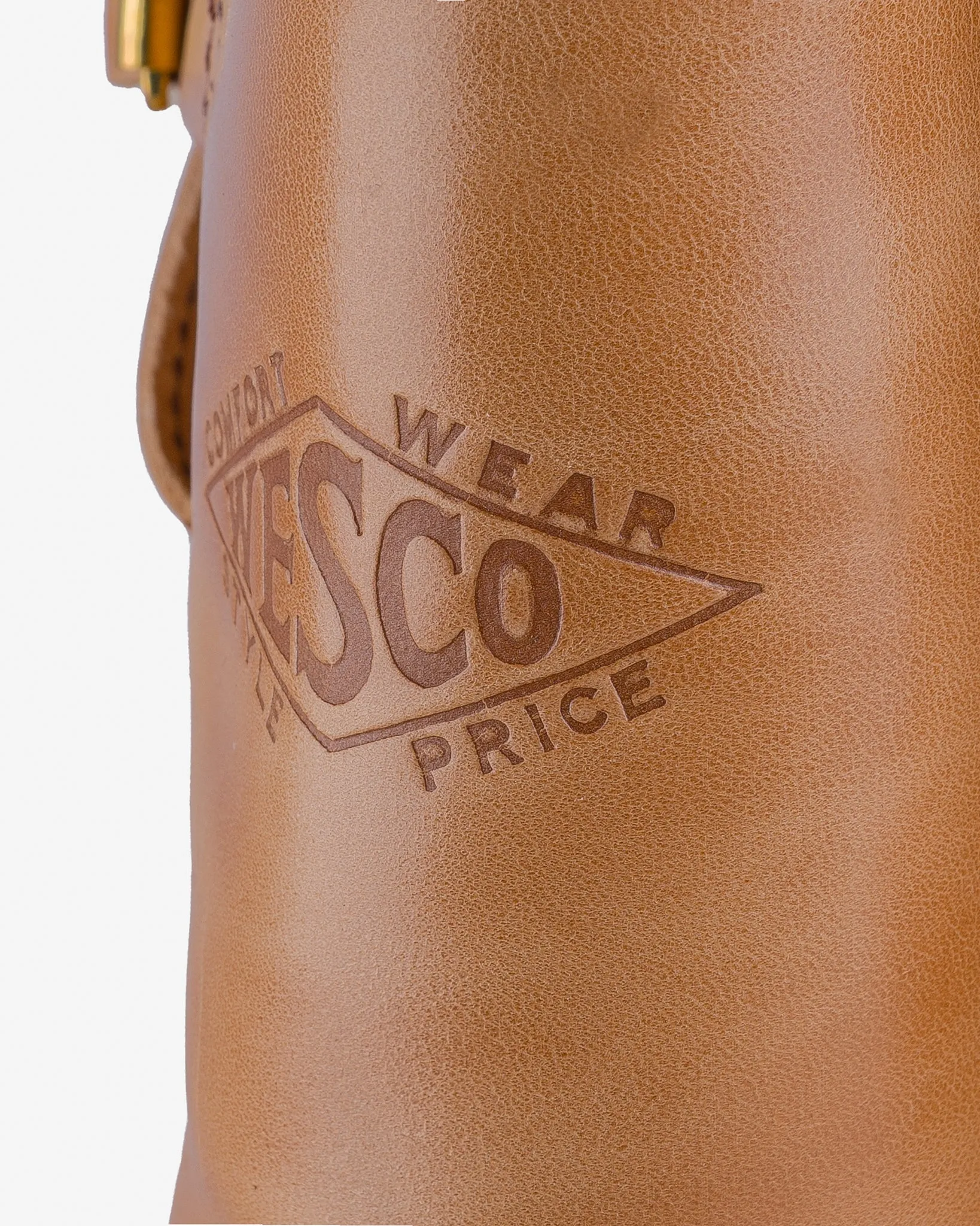 Wesco® - 10" Horsehide  Engineer Boot - Natural. The "Mister Lou"
