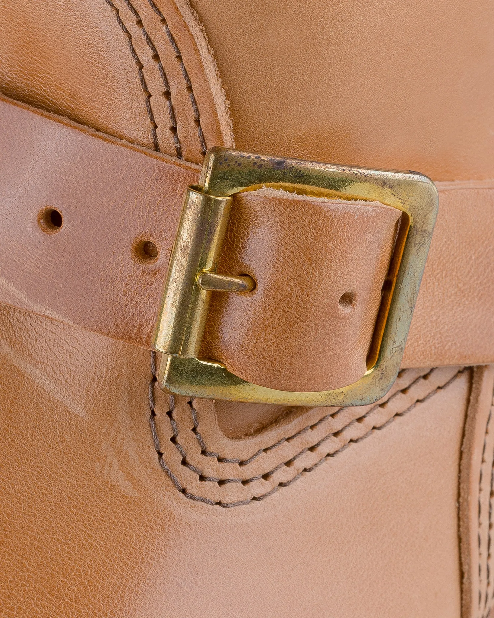 Wesco® - 10" Horsehide  Engineer Boot - Natural. The "Mister Lou"