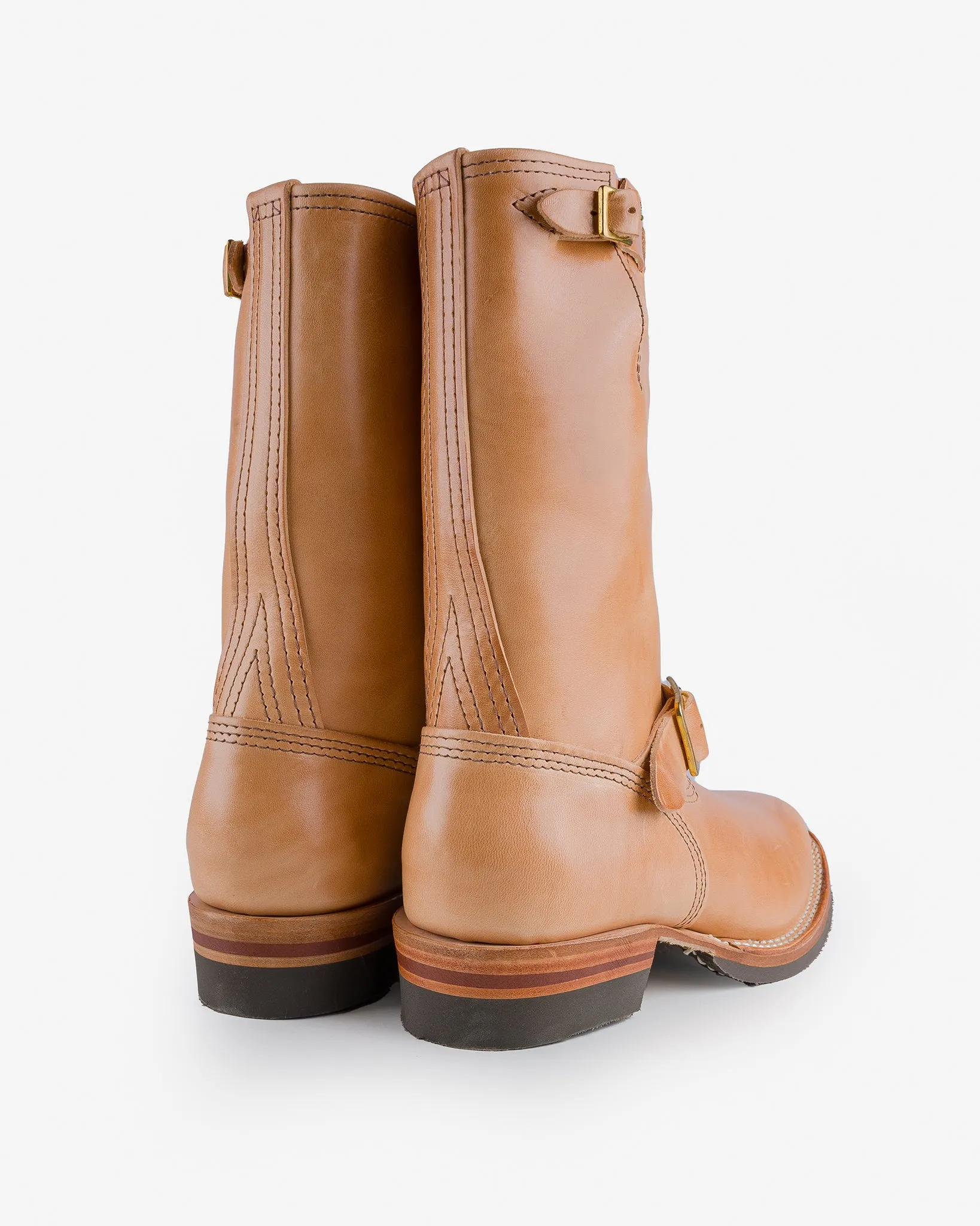 Wesco® - 10" Horsehide  Engineer Boot - Natural. The "Mister Lou"