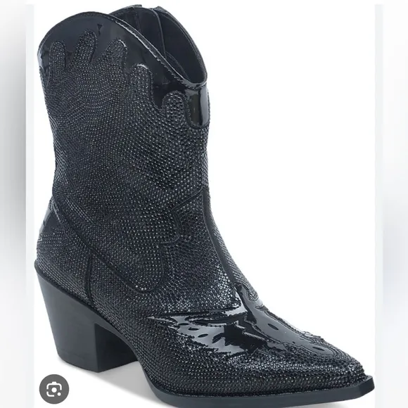 WILD PAIRLourdez Embellished Cowboy Booties, Created for Macy's