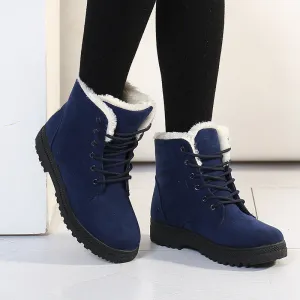 women boots winter boots warm snow boots fashion platform shoes women fashion ankle boots