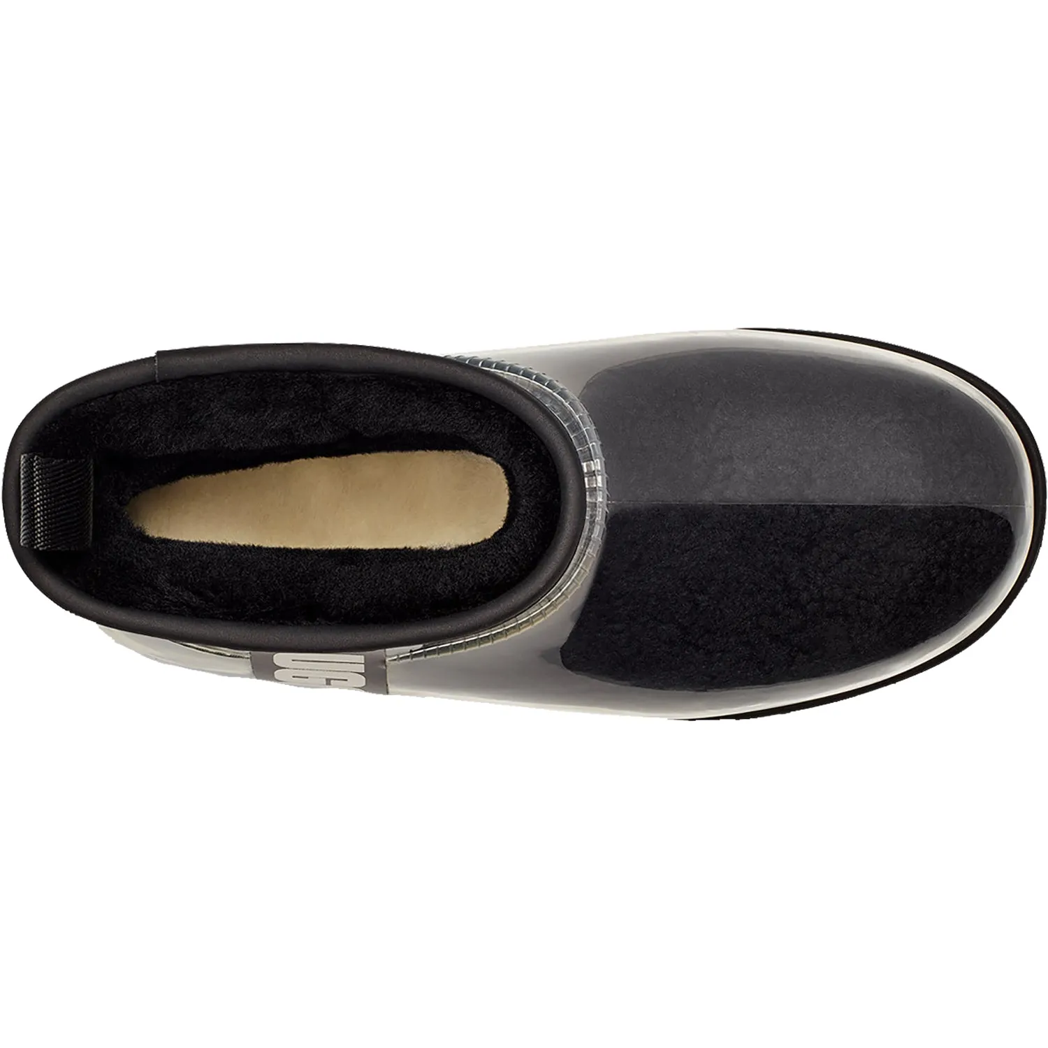 Women's Classic Clear Mini Black Synthetic
