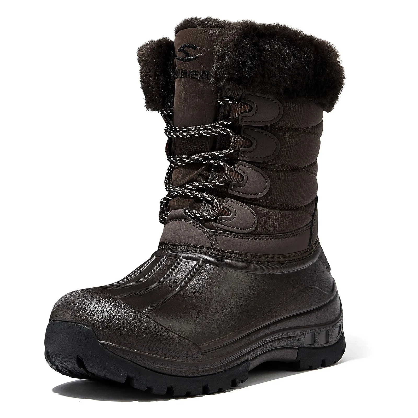 Women's Platform Snow Boots – Thick Plush Waterproof Non-Slip Winter Shoes – Fashion Warm Fur Boots for Ladies