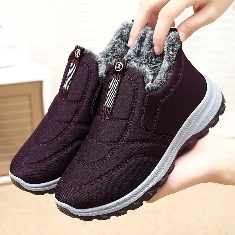 Women's Winter Hiking Slip-on Sneakers