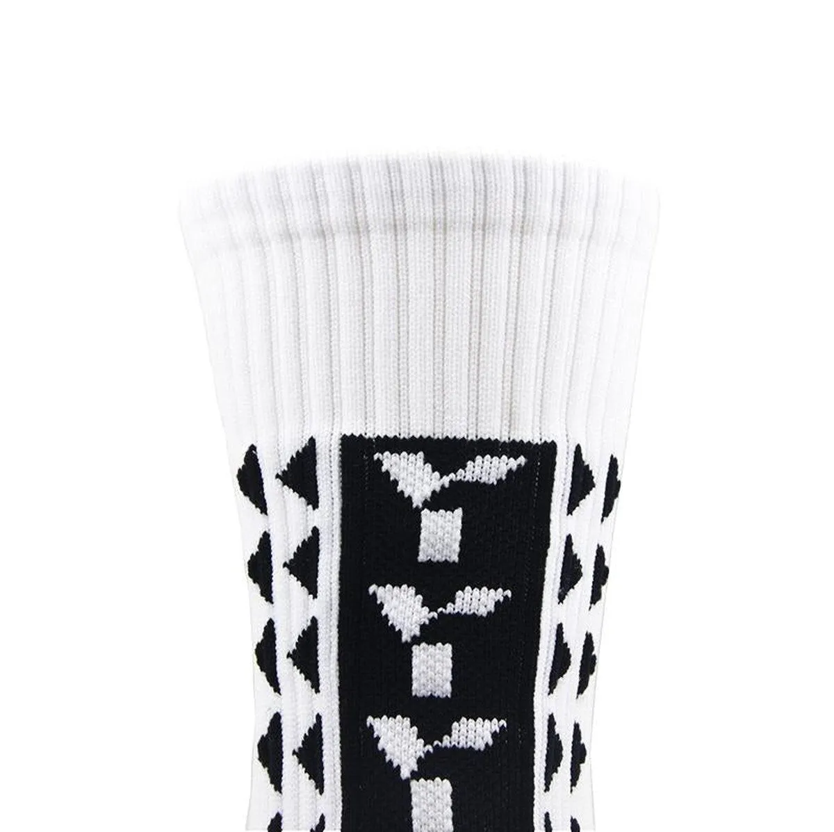 Y1 Anti-Slip Socks White (3 Pack)