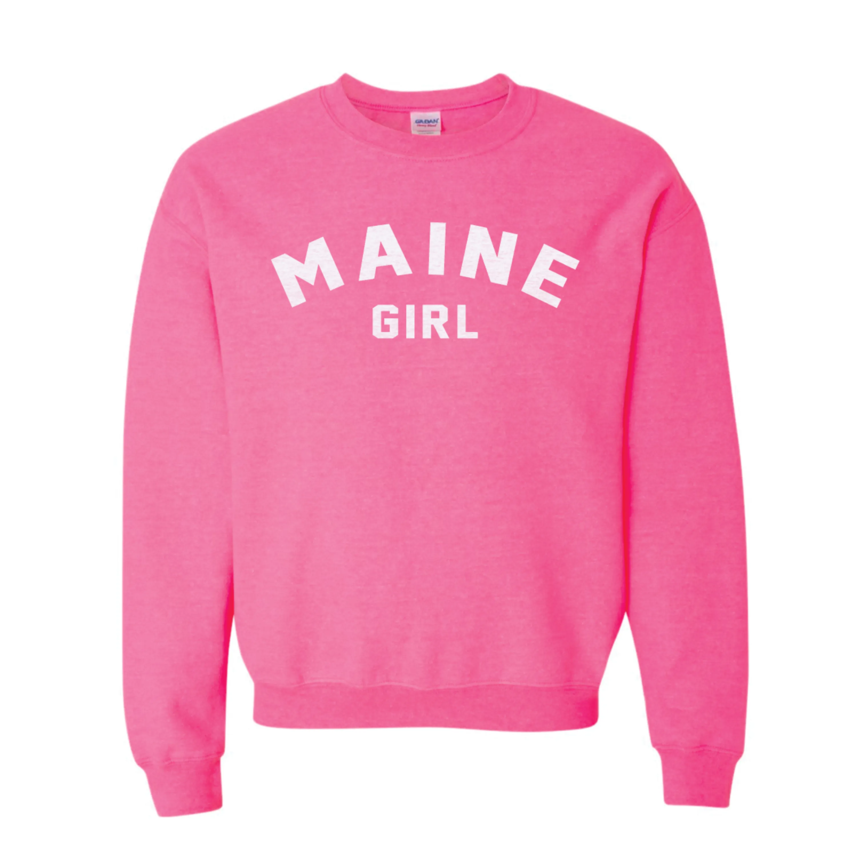 Youth Maine Girl Crewneck